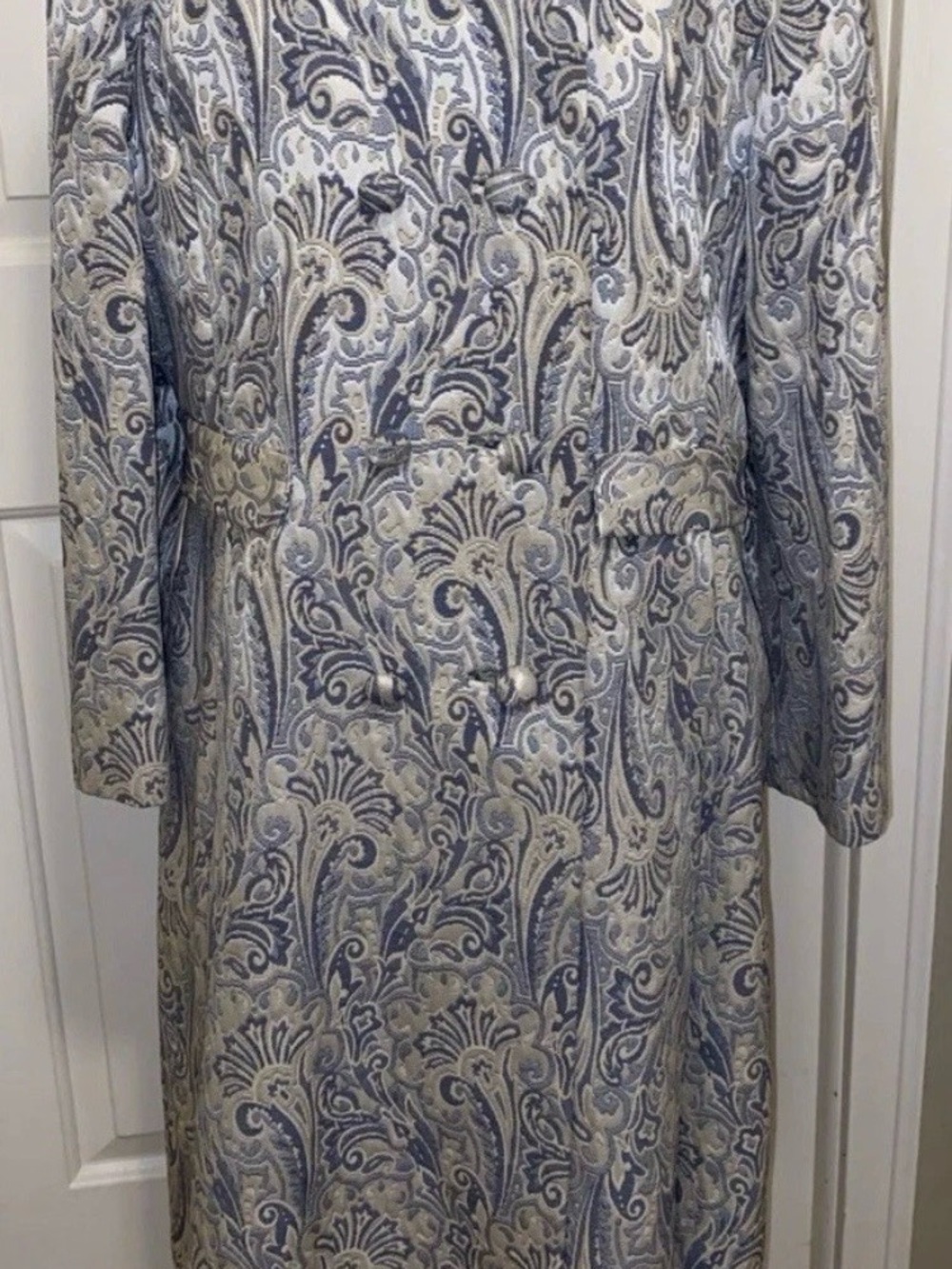 Vintage Retro 1950-60s Paisley Tapestry Womens Coat, Unsized See Images J17